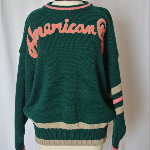 vintage varsity cardigan